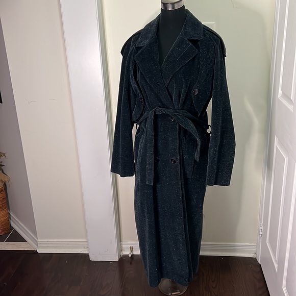 Vintage Codurory Belted Trench Outerwear Coat Size Large - Picture 15 of 15